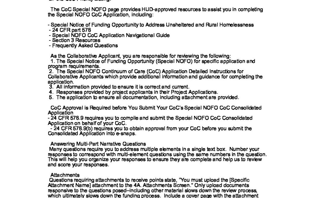 Consolidated ApplicationFinal Central Minnesota Housing Partnership